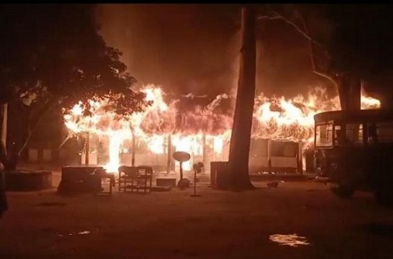 Belonia: Devastated fire burnt 3 rooms into ashes at TSR headquarter in Baikhora Belonia: Devastated fire burnt 3 rooms into ashes at TSR headquarter in Baikhora
